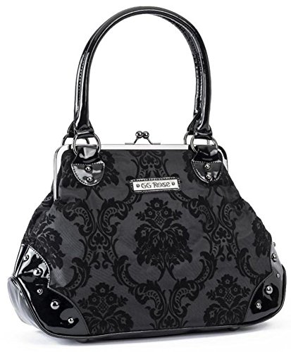 Rock Rebel – Mistress Midnight GG Rose Victorian Damask Handbag – Get it  Vegan