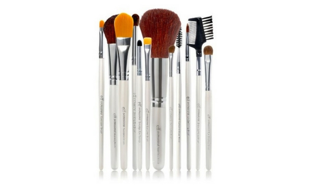 e.l.f. Cosmetics 12 Piece Vegan Makeup Brush Set