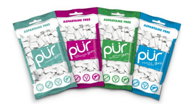 pur vegan chewing gum