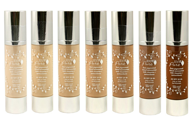 100 Percent Pure Tinted Moisturizer with SPF 20 Sun Protection