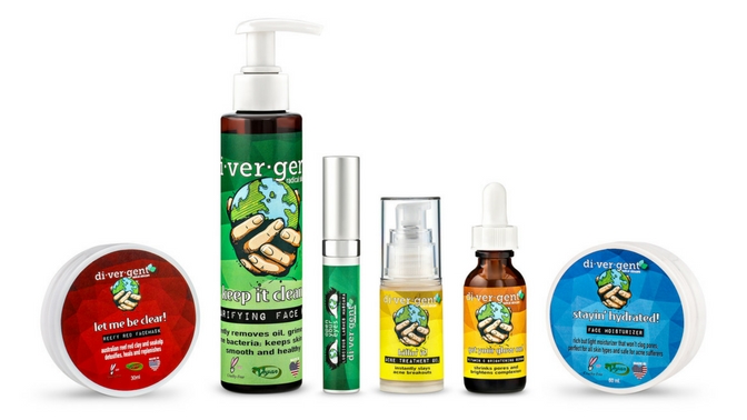 Some of the products in the DI-VER-GENT line