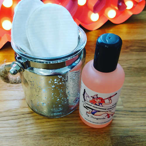 Strawberry scented nail varnish remover by Fairypants