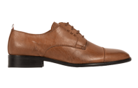 Gentleberg Vegan mens derby brown shoe