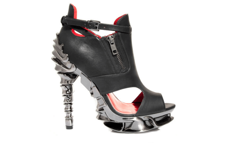 Hades Vegan Goth Steampunk adorned High heels