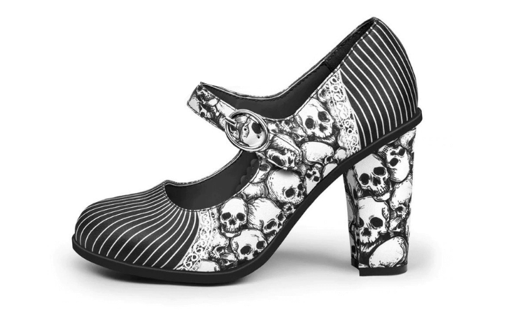 Hot Chocolate Design Victorian Mary Jane Vegan Flats