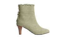 Love is Mighty organic canvas vegan ankle boots