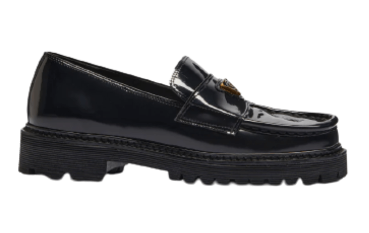 The Lulie Patent Vegan Leather Loafer Noskin