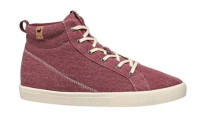 SAOLA vegan womens high top canvas sneaker