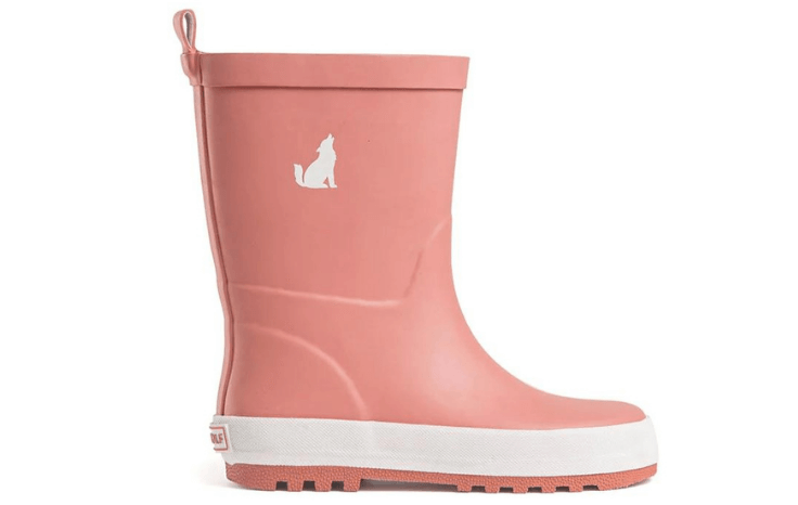 CRYWOLF kids natural rubber rainboots