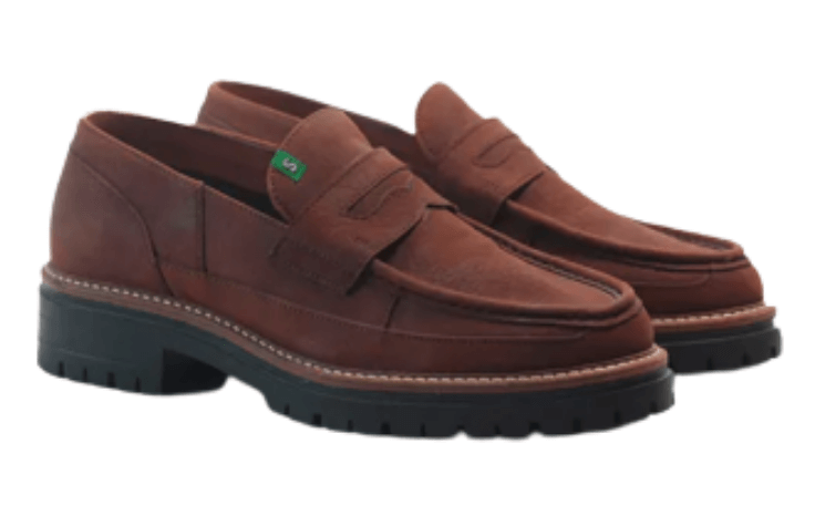 Supergreen eco vegan derby shoes brown