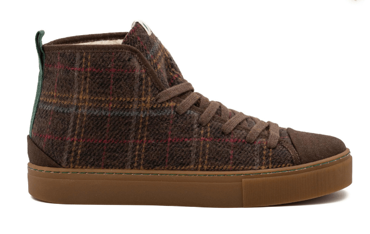 Vesica Piscis Vegan wool high top sneakers