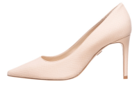 Viktoria Moser vegan snake relief stiletto pump pink