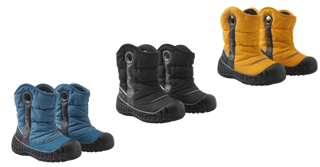 reima mega mini little kids vegan snow boots