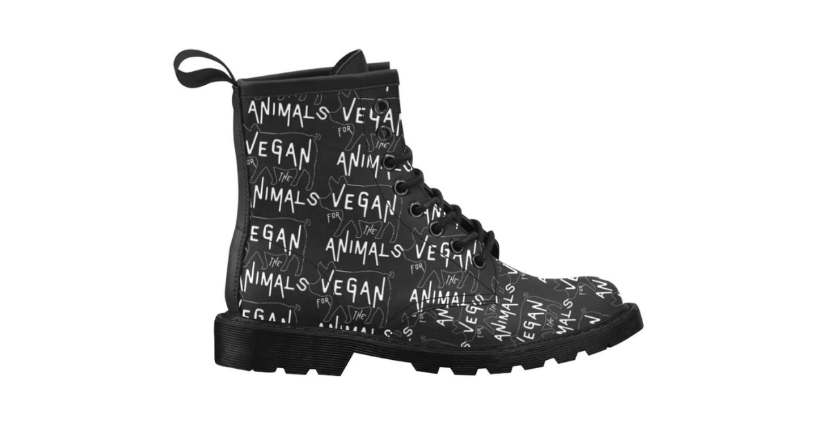 Saracstic Rhino - Vegan Dr. Martens Messaging