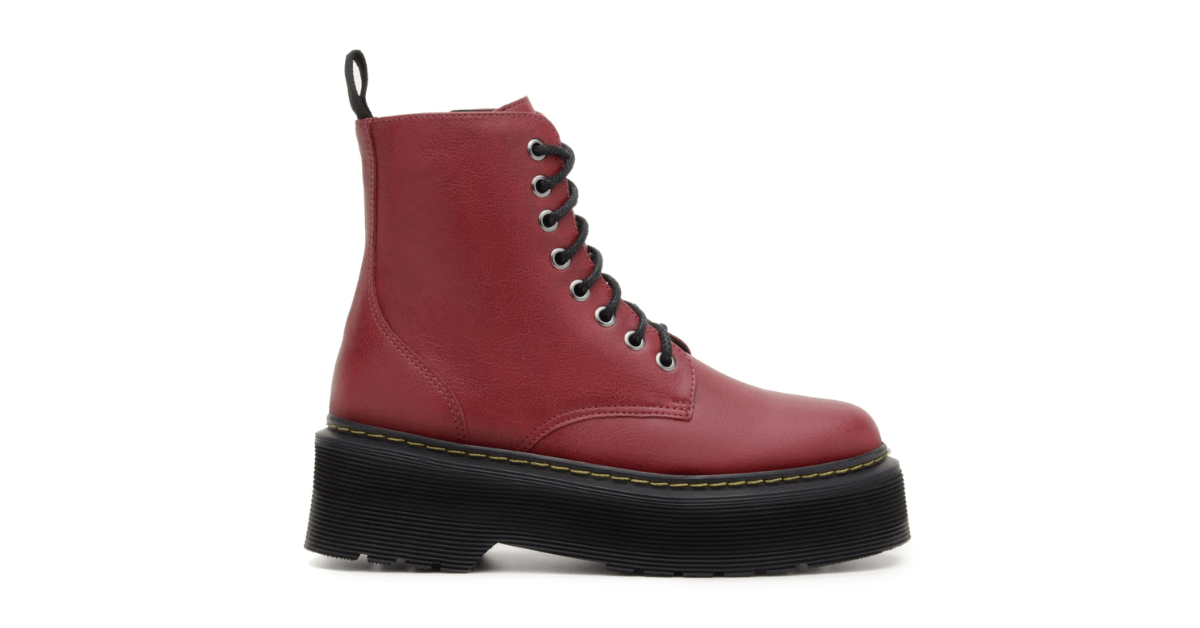 Zette - Quinn Vegan Dr. Marten Style Boot