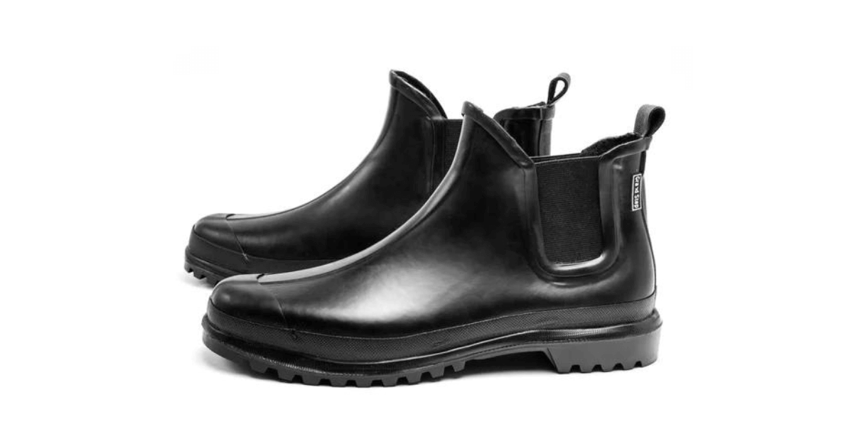 GRAND STEP SHOES - Victor Rubber Boot Schwarz