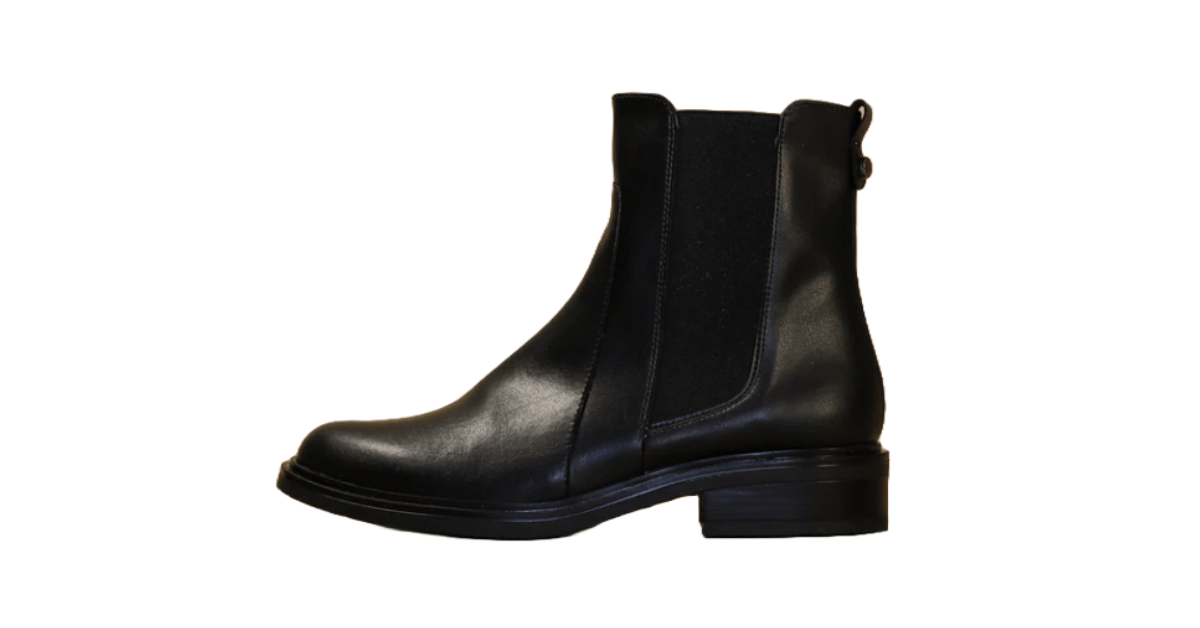 Bhava Vegan Black Chelsea Boots - Anika