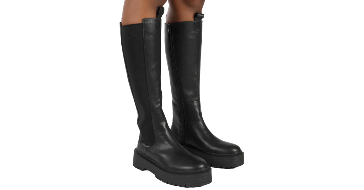 Public Desire - Knee High Chelsea Boots