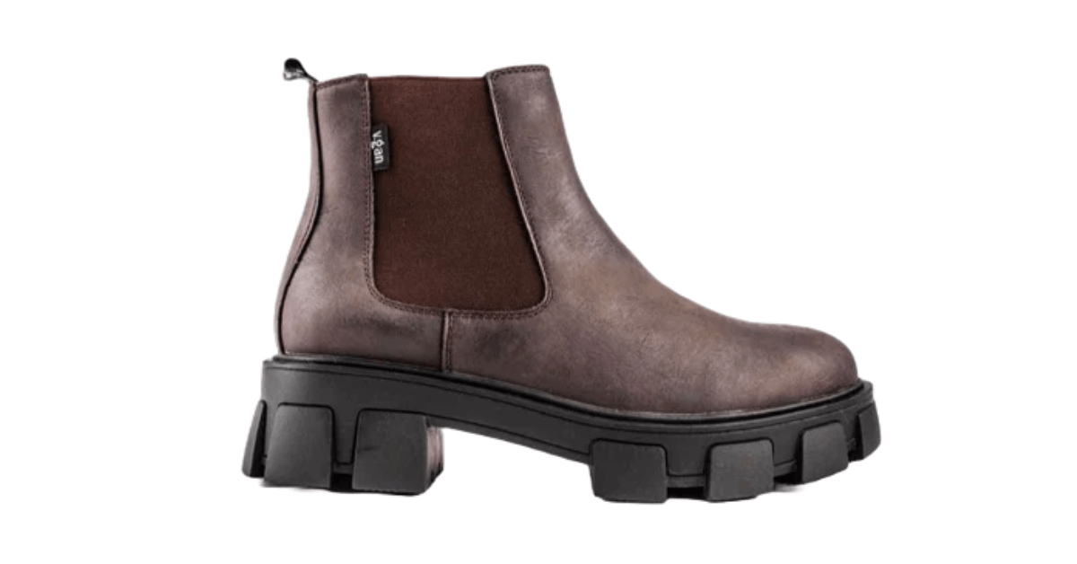 V.GAN Chunky:Lug Sole Vegan Chelsea Boots